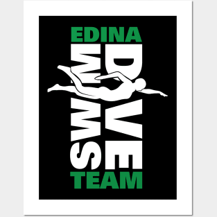 Edina Swim Dive Team GIRLS Posters and Art